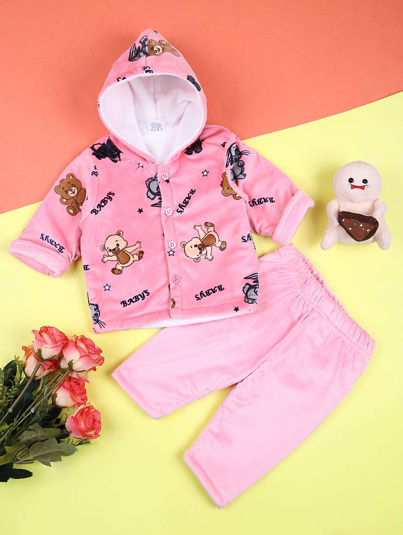 kids winter wear full length twin set