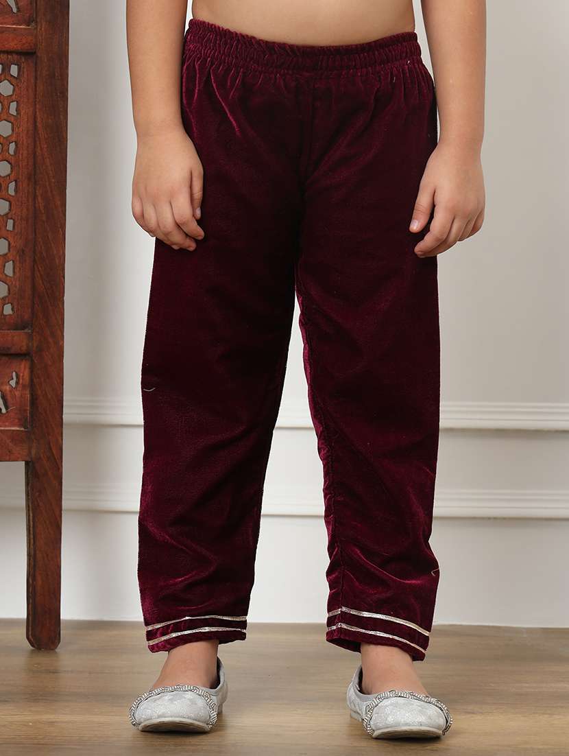 girls multi coloured cotton kurta pant set - 21507988 -  Standard Image - 4