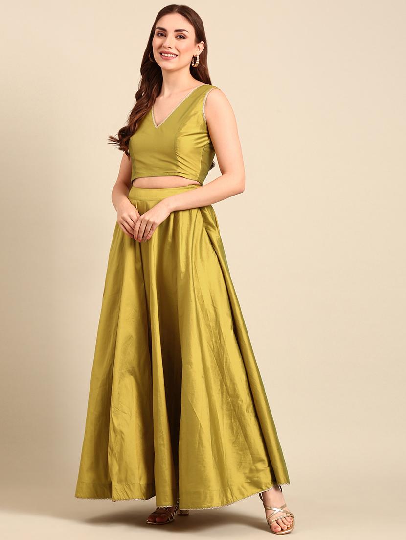 women mid-rise solid a-line skirt - 21508259 - Standard Image - 4