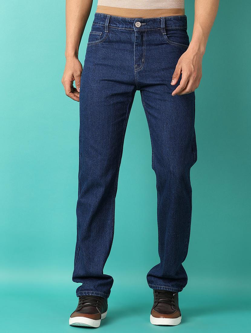 men blue plain jean - 21508423 - Zoom Image - 0