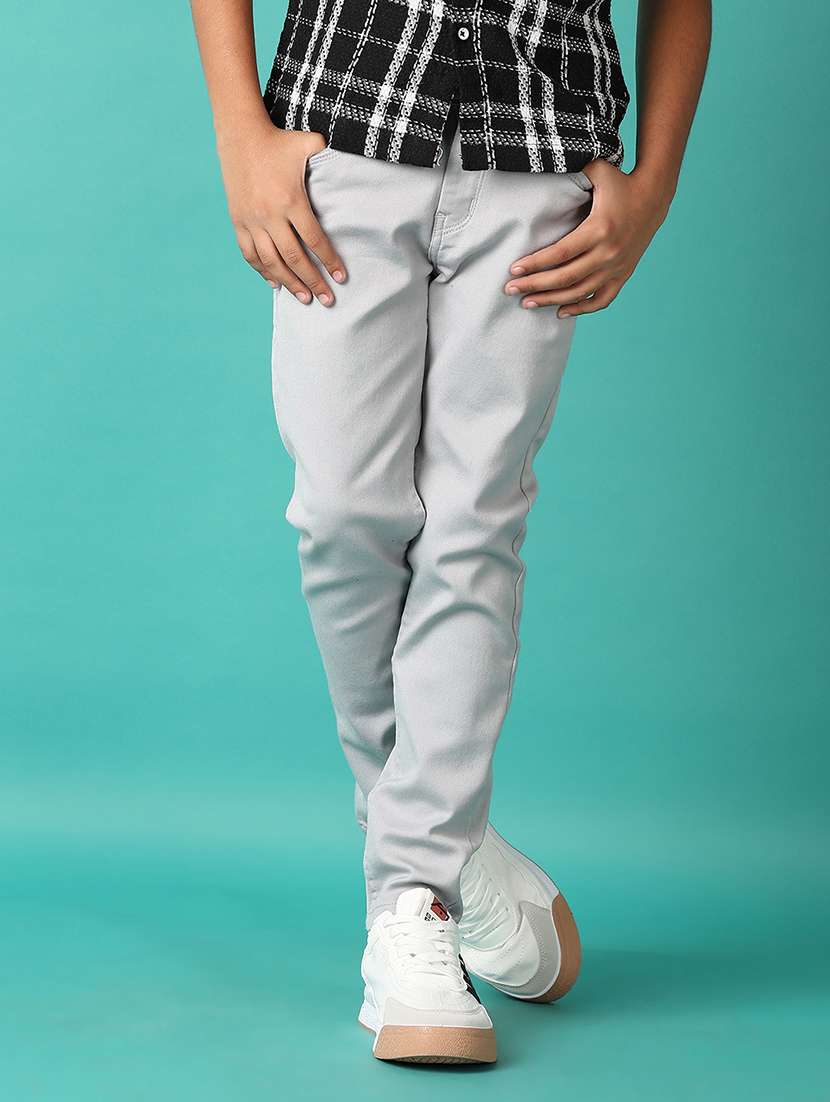 boys grey plain jean - 21508449 -  Standard Image - 1
