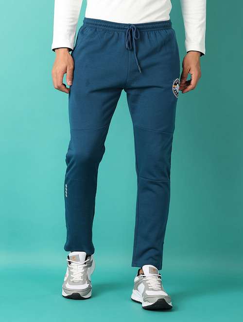 men mid rise solid full length track pant - 21508522 -  Standard Image - 0