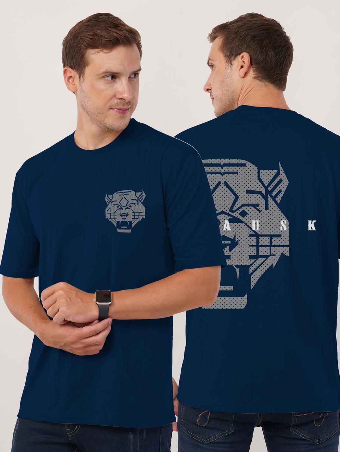 men pack of 2 front & back printed t-shirt - 21508757 - Standard Image - 1