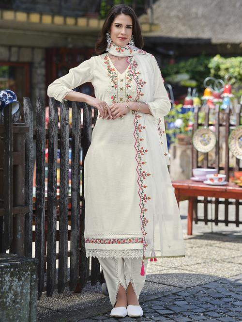 women three quarter sleeve dhoti kurta with dupatta set - 21508887 -  Standard Image - 0