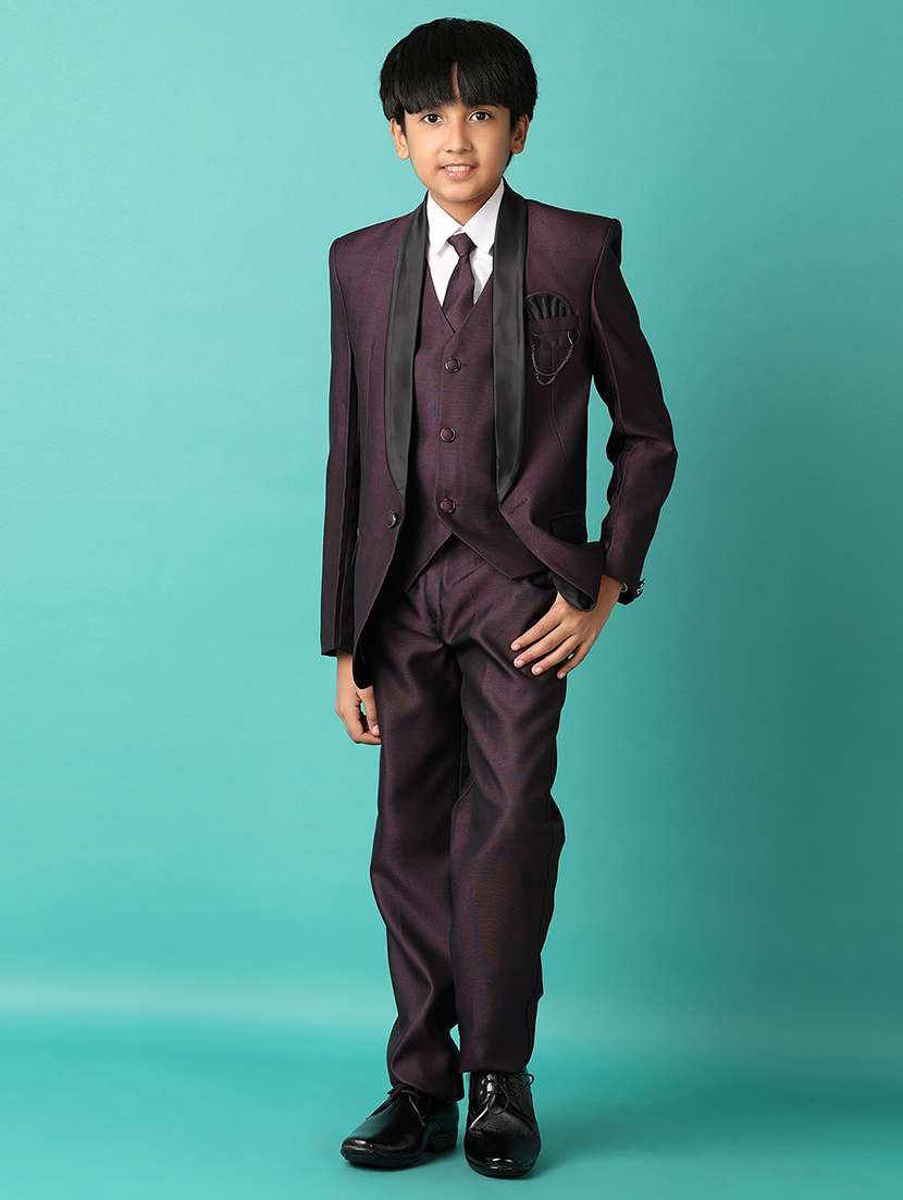 boys party wear 3 piece suit set
