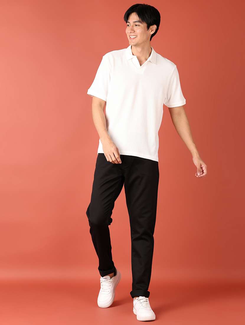 men mid rise plain jeans - 21509105 -  Standard Image - 4