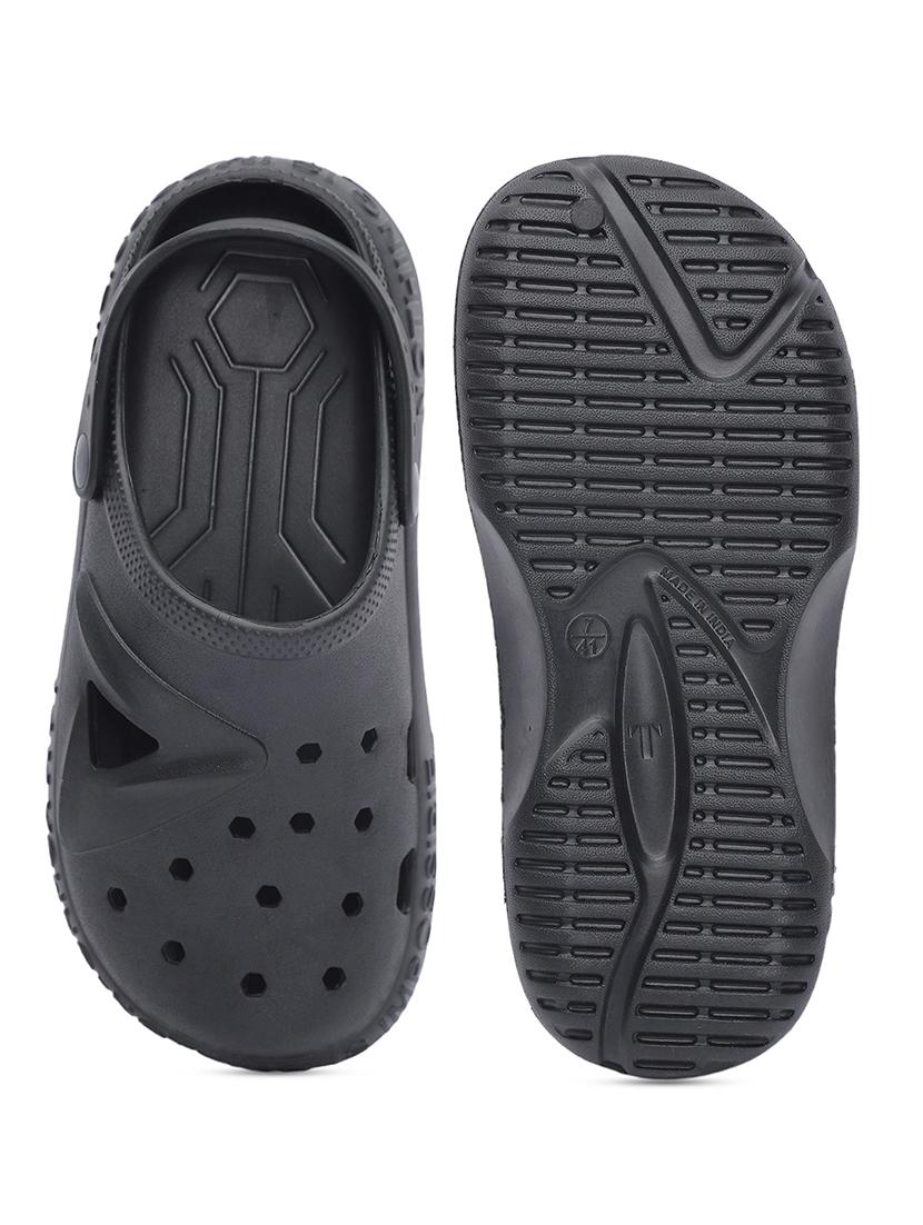 men black slip on clog - 21509408 - Standard Image - 4