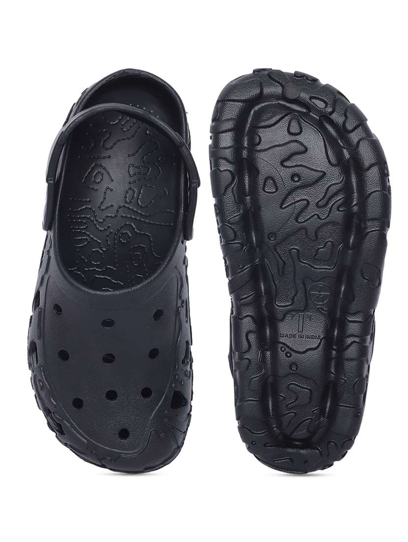 men black slip on clog - 21509414 - Standard Image - 4