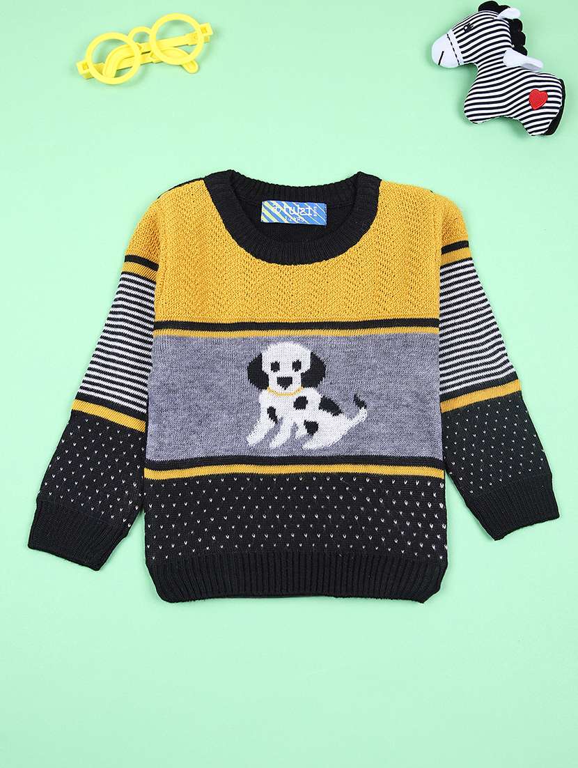 boys acrylic long sleeve sweater