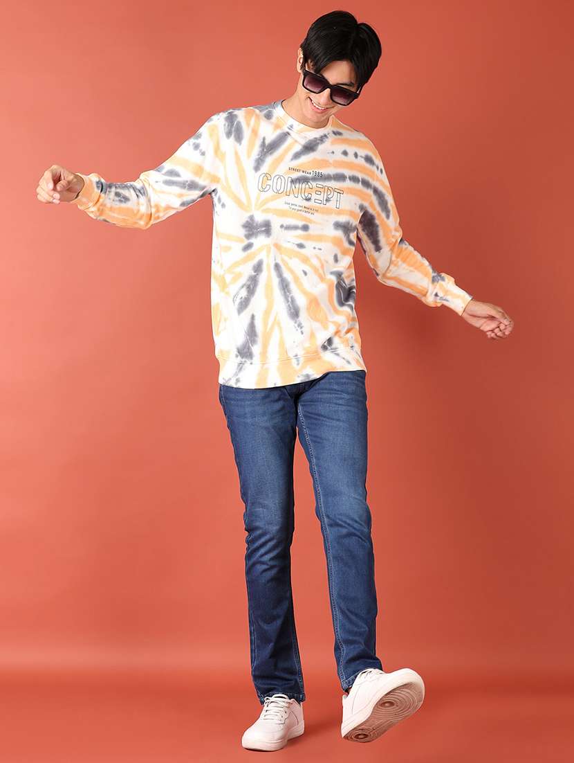 men solid mid rise slim fit jean - 21510070 -  Standard Image - 4