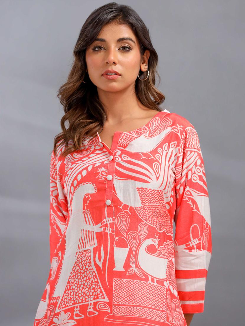 women orange co-ord set - 21510328 - Standard Image - 4