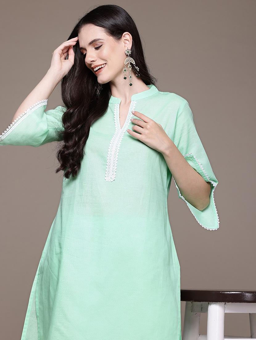 women sea green co-ord set - 21510409 - Standard Image - 4
