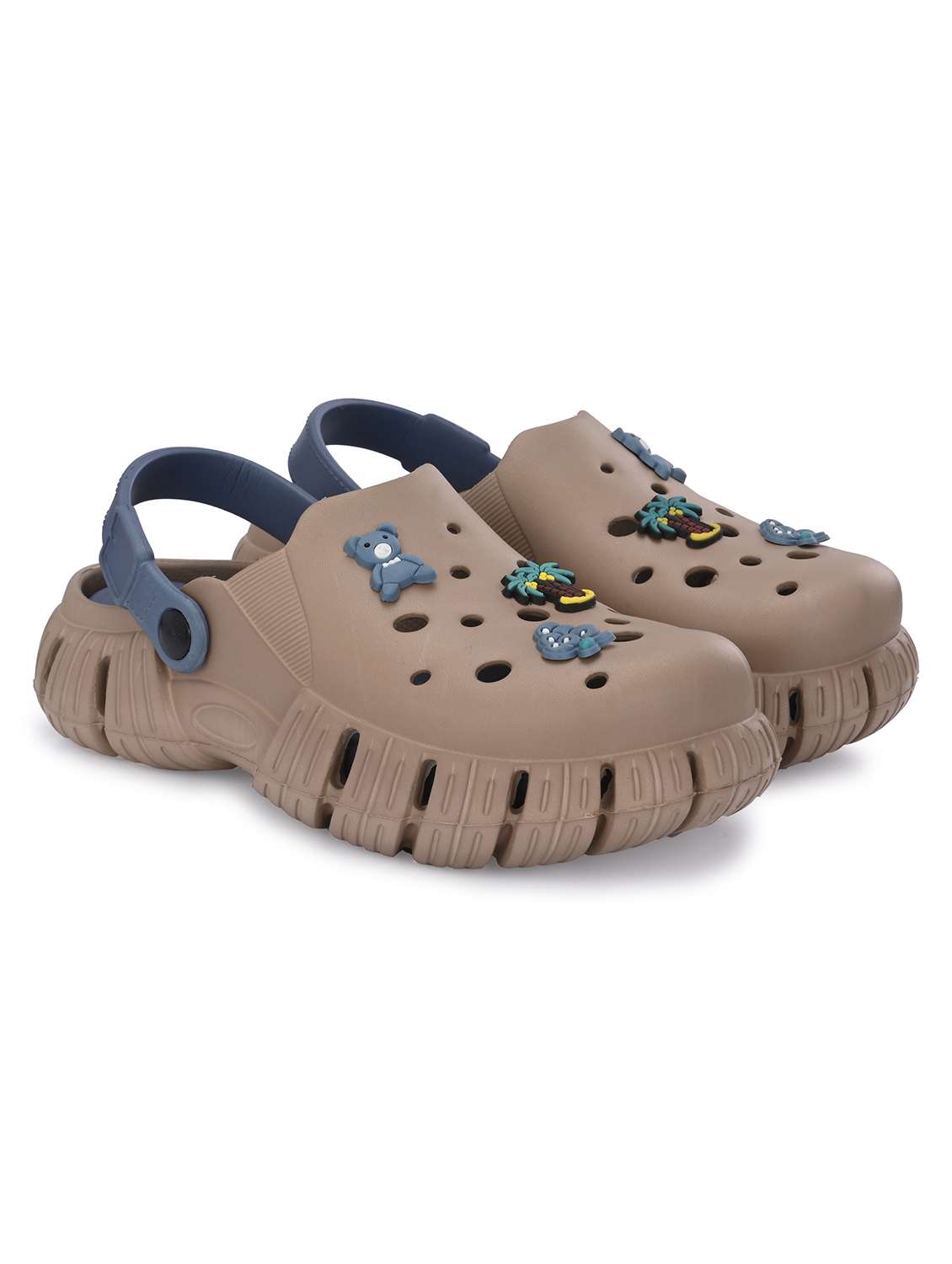 women brown clogs flip flop - 21510532 -  Standard Image - 1