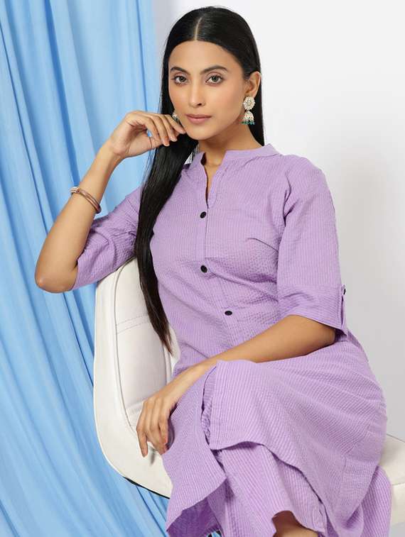 women striped short sleeves co-ord set - 21510551 - Standard Image - 4