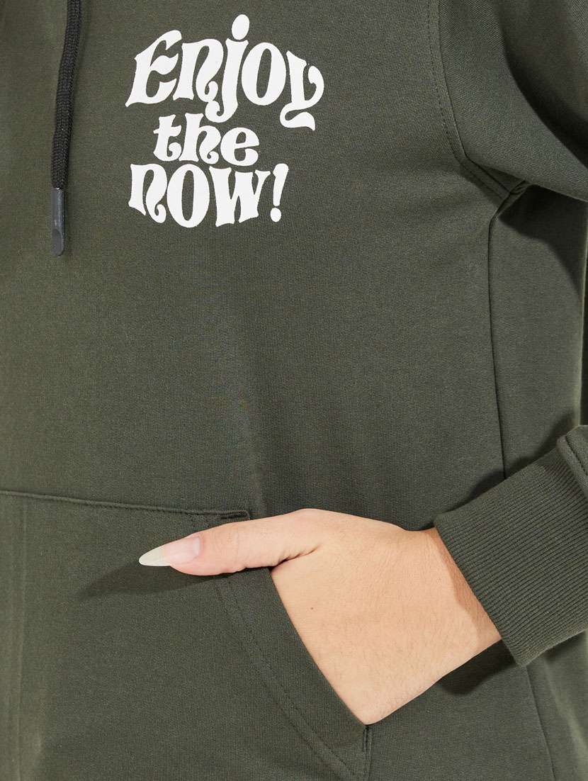 women front & back print long sleeve sweatshirt - 21510640 - Standard Image - 4