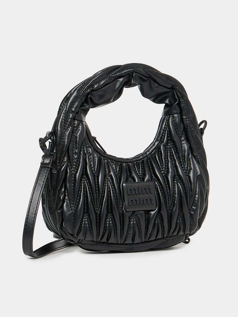 women black solid handbag - 21510725 - Zoom Image - 0