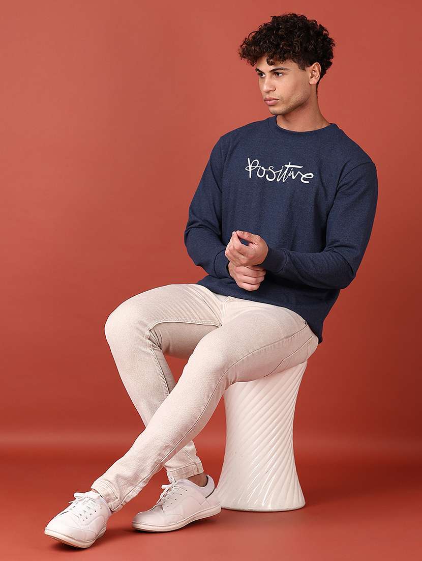 men beige ankle length plain jeans - 21510798 -  Standard Image - 4