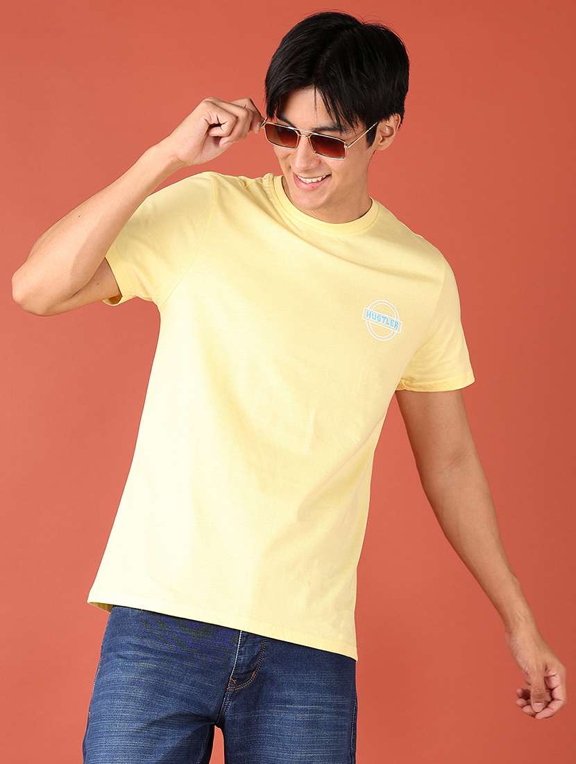 men front & back print short sleeve t-shirt - 21510803 -  Standard Image - 1