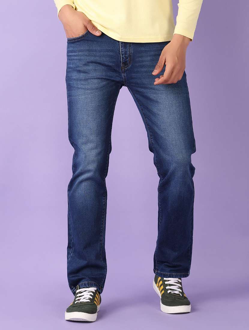men solid mid rise slim fit jean - 21510900 -  Standard Image - 1