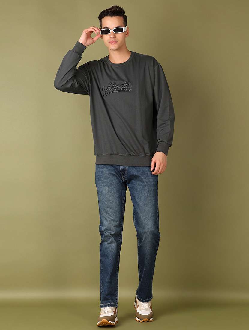 men solid mid rise straight fit jean - 21510905 -  Standard Image - 4