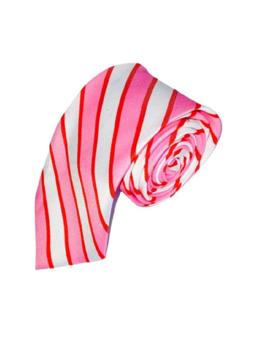 men pink stripes printed ties - 21511078 -  Standard Image - 1