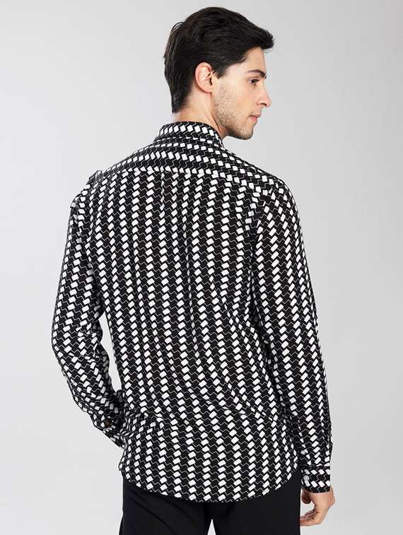 women black long sleeves casual shirts - 21511316 -  Standard Image - 4