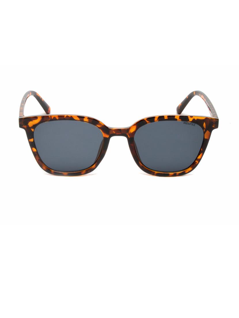 tortoise square full plastic unisex sunglasses - 21511487 -  Zoom Image - 0