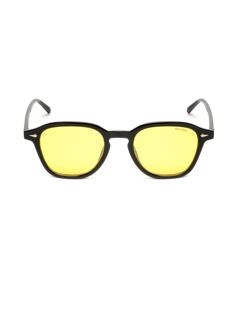 black yellow wayfarer full plastic unisex sunglasses - 21511502 - Zoom Image - 0