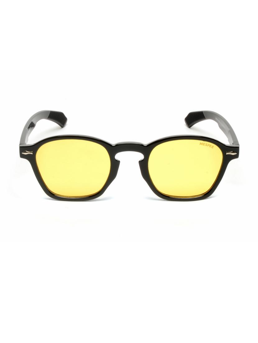 black yellow wayfarer full plastic unisex sunglasses - 21511516 -  Zoom Image - 0