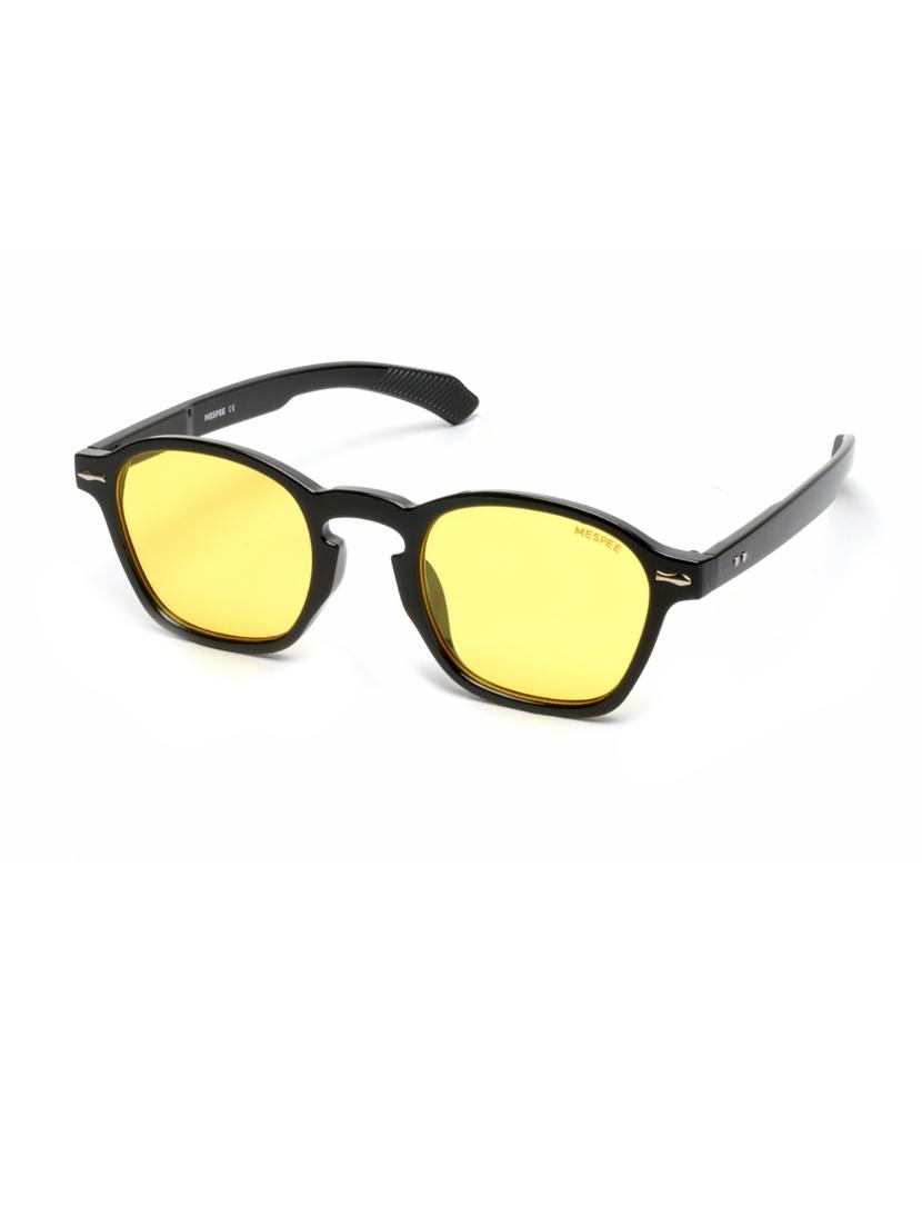 black yellow wayfarer full plastic unisex sunglasses - 21511516 -  Standard Image - 1