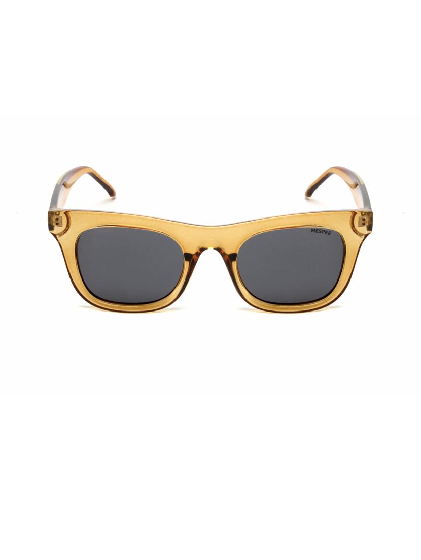 brown square full plastic unisex sunglasses - 21511527 - Zoom Image - 0