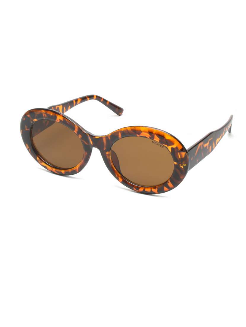 mespee eyewear |tortoise oval full plastic |fashion essentials |branded latest & stylish sunglasses |unisex|large |zn3569-c2 - 21511560 -  Standard Image - 1