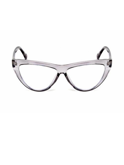 grey cat eye full plastic unisex sunglasses - 21511601 - Standard Image - 0
