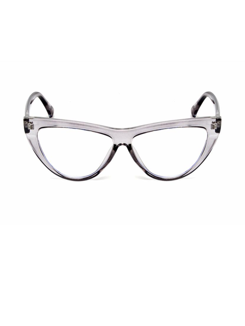 grey cat eye full plastic unisex sunglasses - 21511601 - Zoom Image - 0