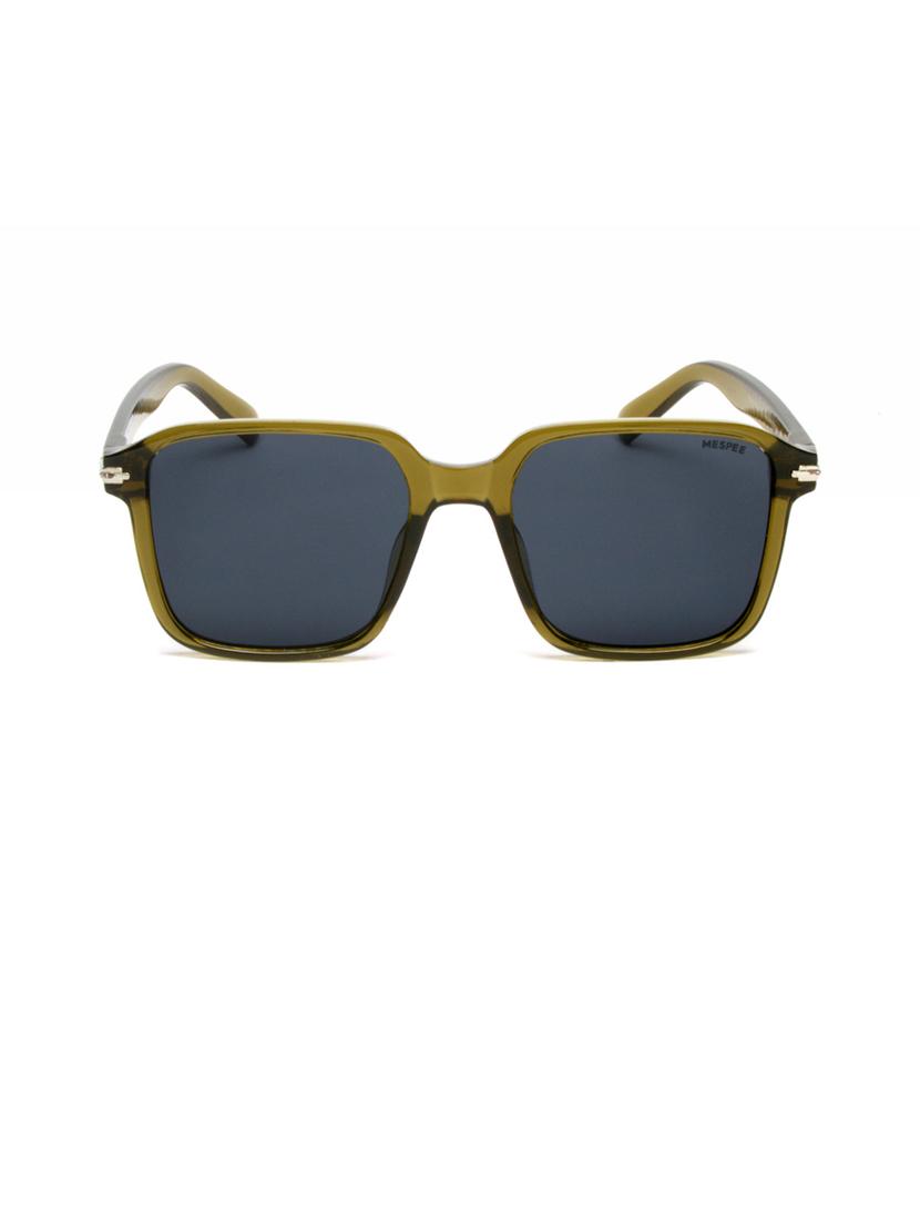 green rectangular full plastic unisex sunglasses - 21511648 -  Zoom Image - 0