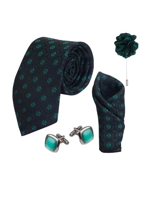 men black printed set of 5 tie - 21511743 - Standard Image - 0