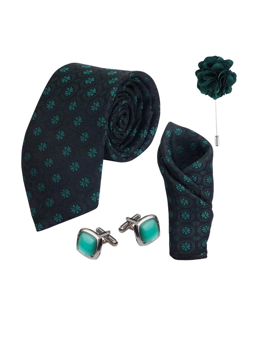 men black printed set of 5 tie - 21511743 - Zoom Image - 0