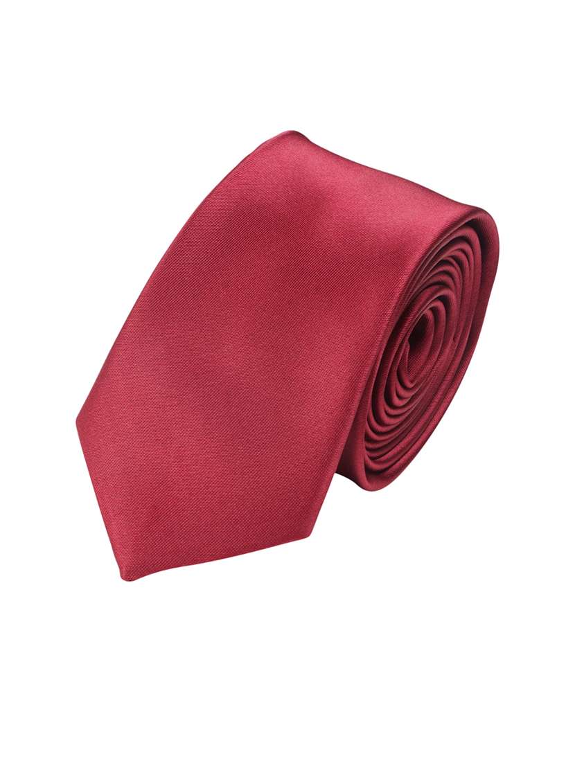 men maroon plain ties