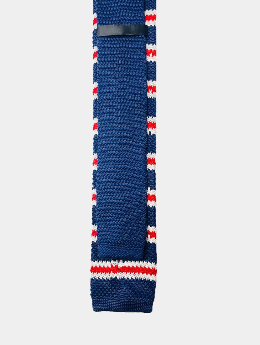 men blue polyester tie - 21511759 - Standard Image - 4