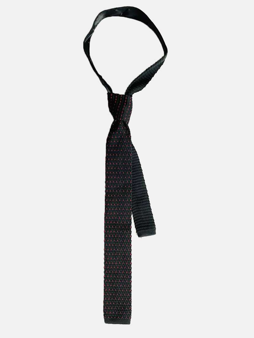 men self-textured tie