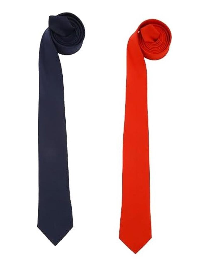 men pack of 2 plain ties - 21511785 -  Standard Image - 1