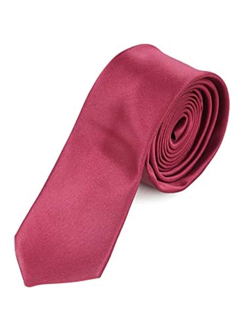 men maroon plain ties