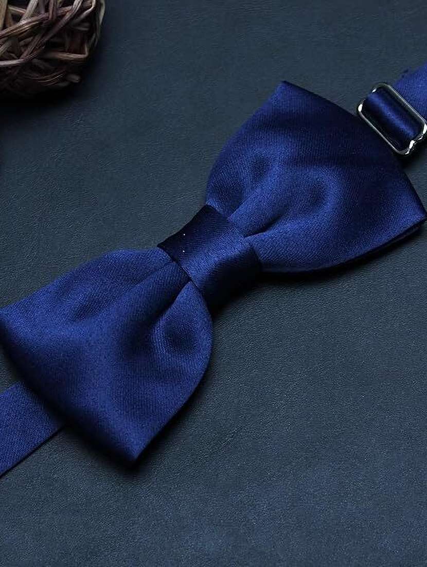 men blue plain bow ties - 21511806 - Standard Image - 1