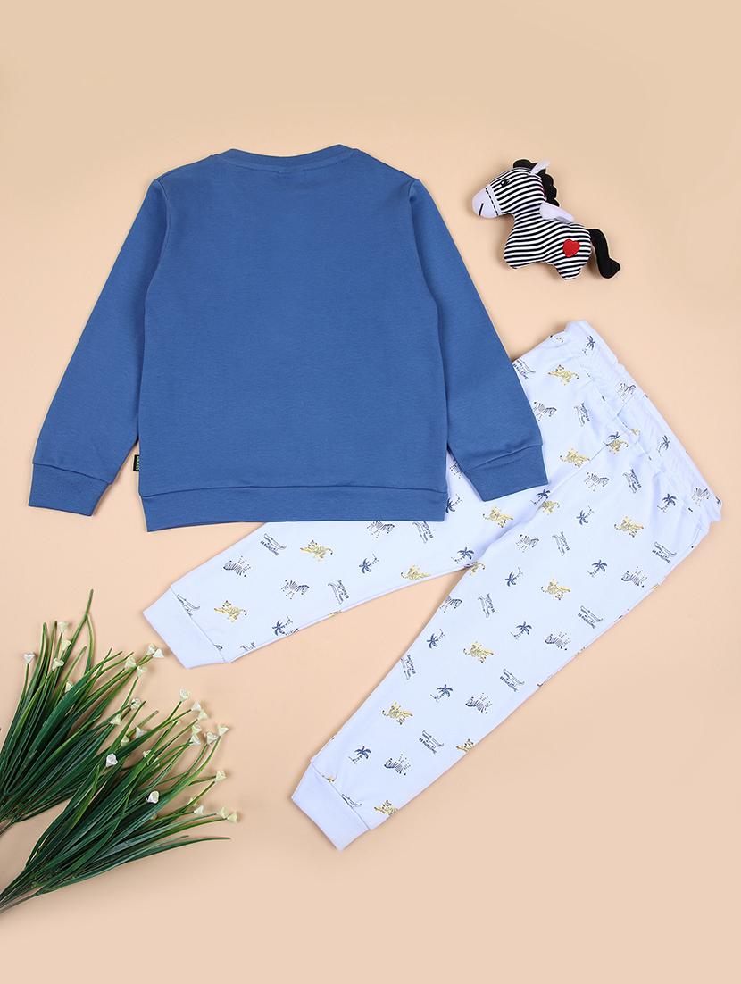 kids printed full length twin set - 21512569 - Standard Image - 1
