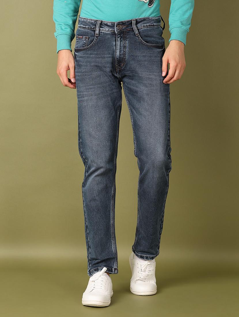 men solid mid rise slim fit jean - 21512635 - Standard Image - 1