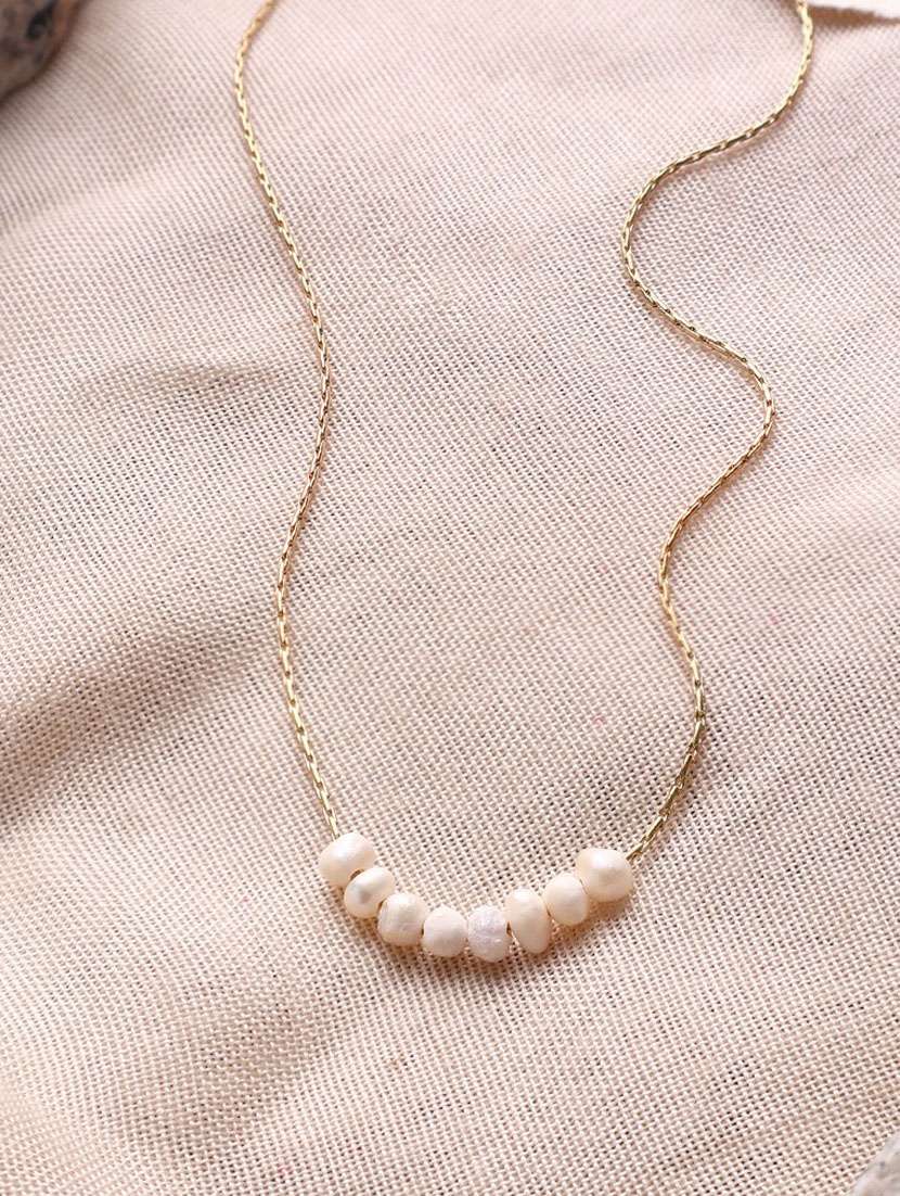 gold metal statement necklace