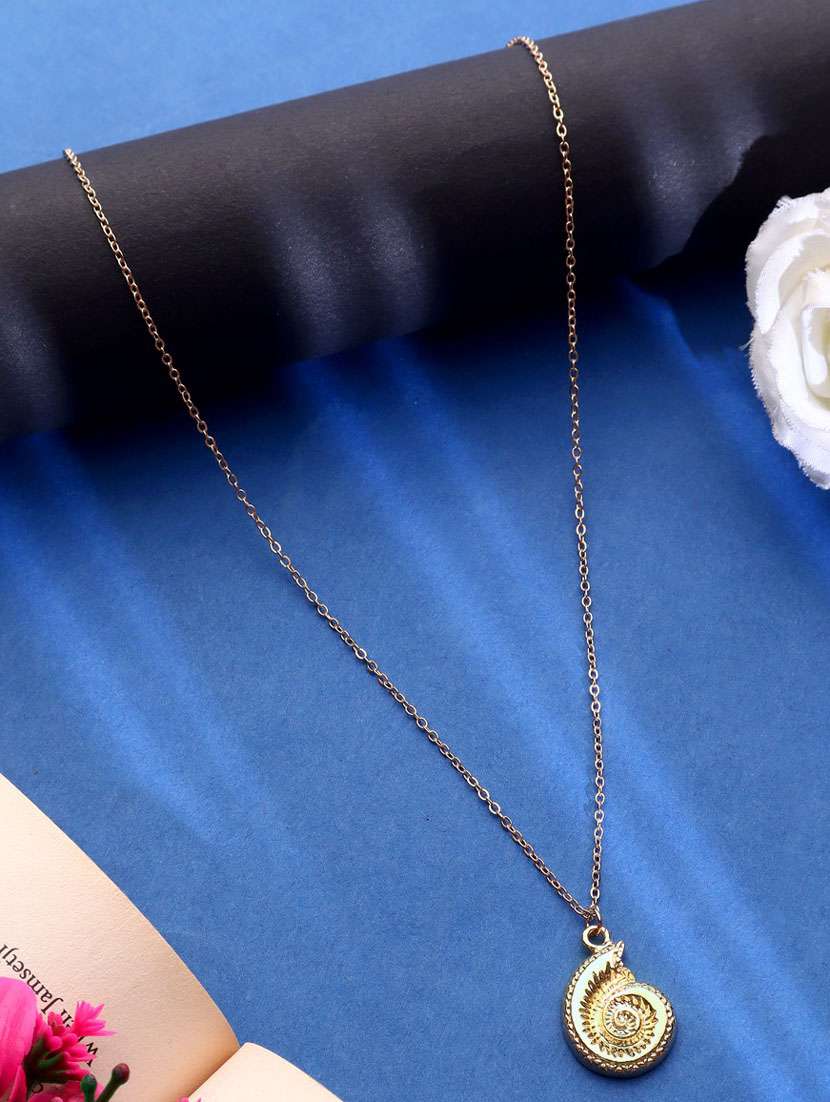 gold metal statement necklace