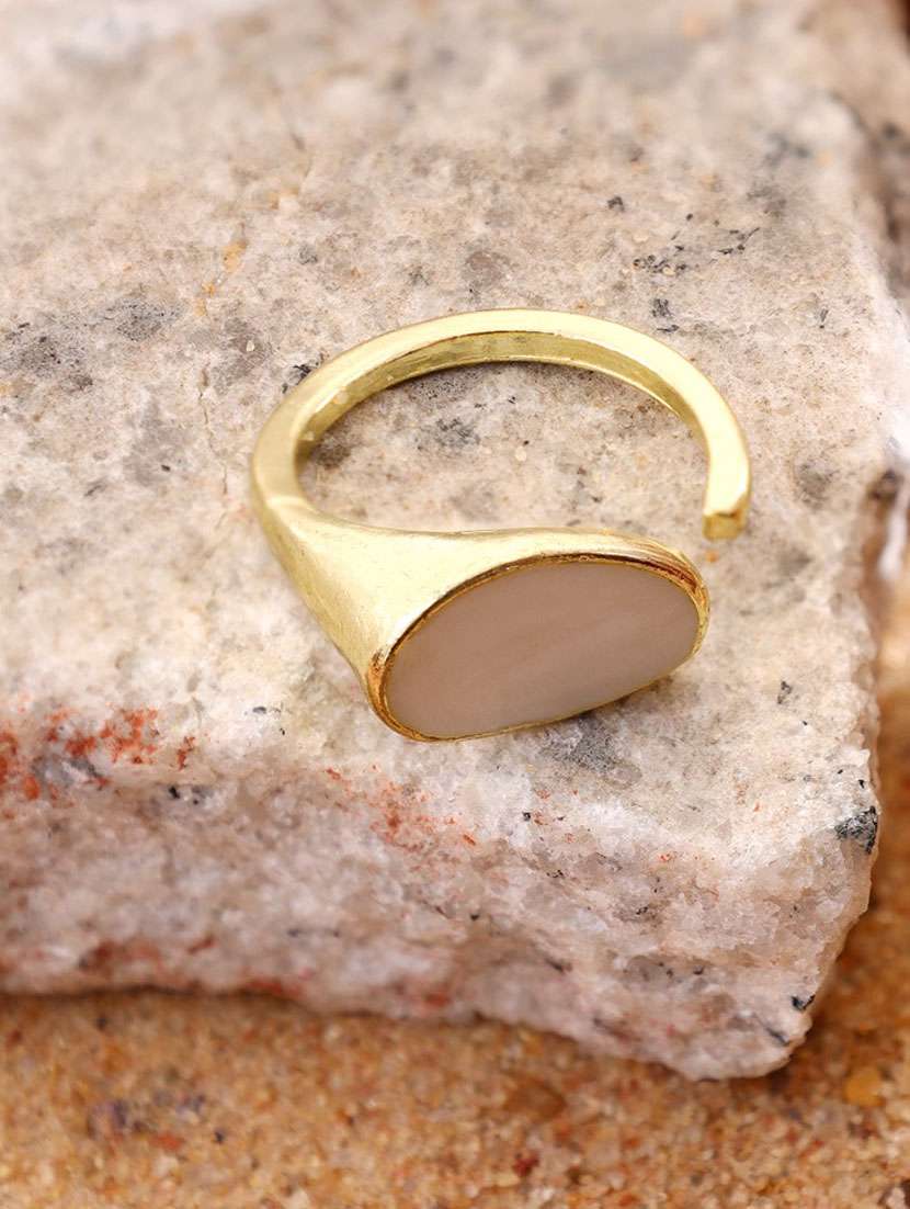 gold metal finger  ring