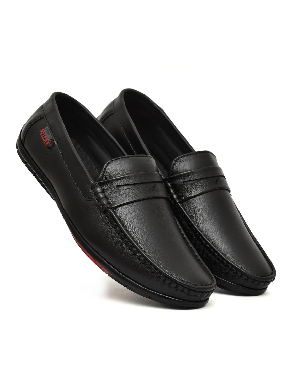 men black slip on moccasins - 21513303 - Standard Image - 1