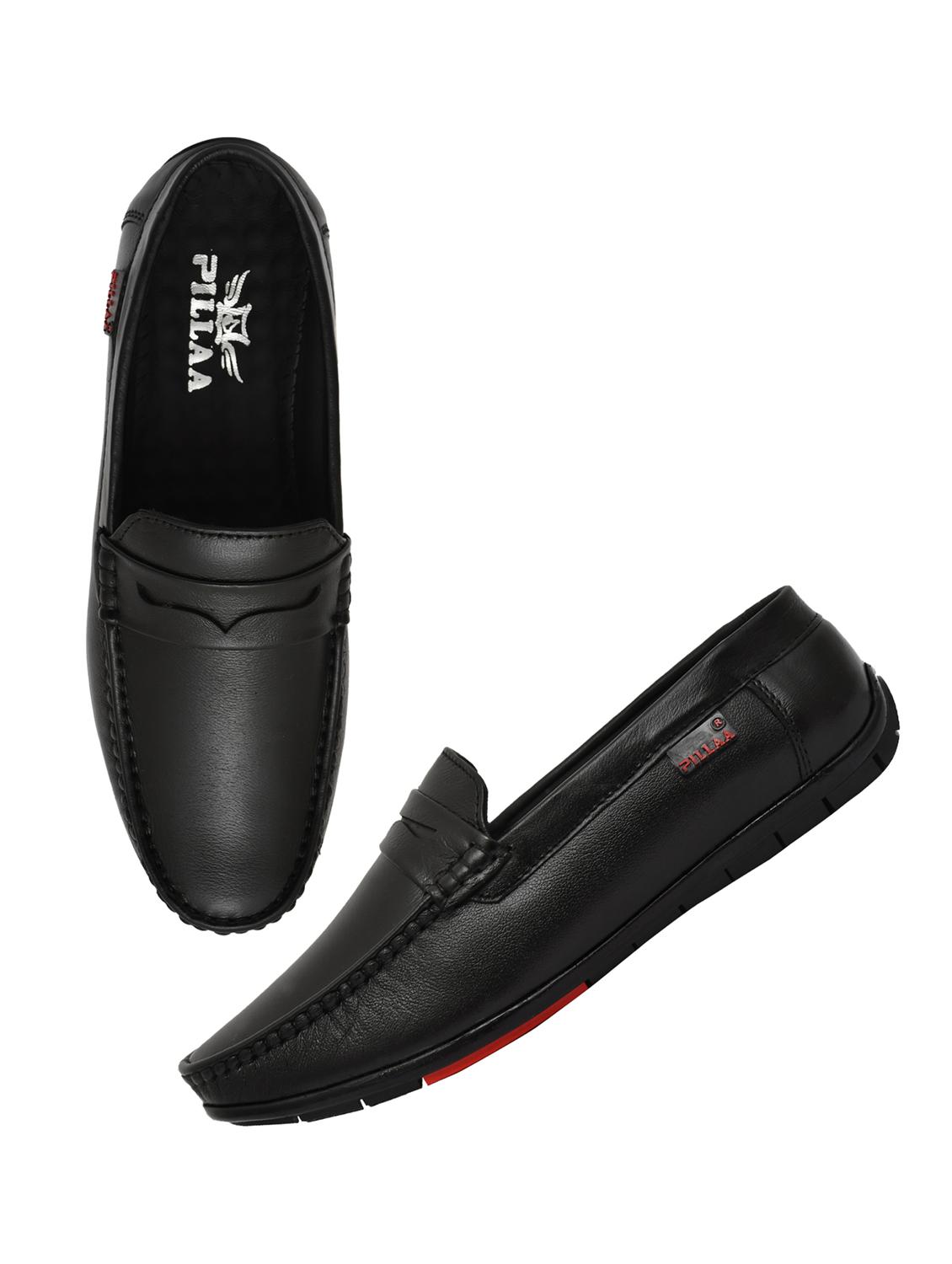 men black slip on moccasins - 21513303 - Standard Image - 4